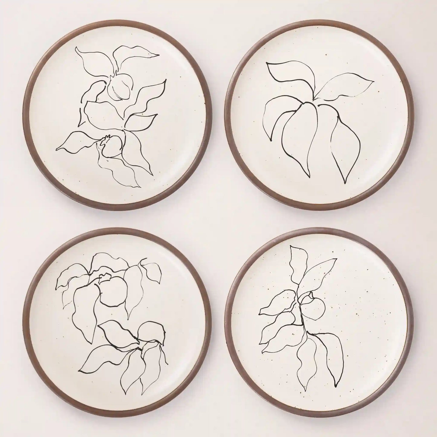 Dinner Plate Set, Illustrations from Verve, I-IV