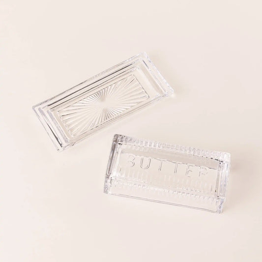 Glass Butter Dish
