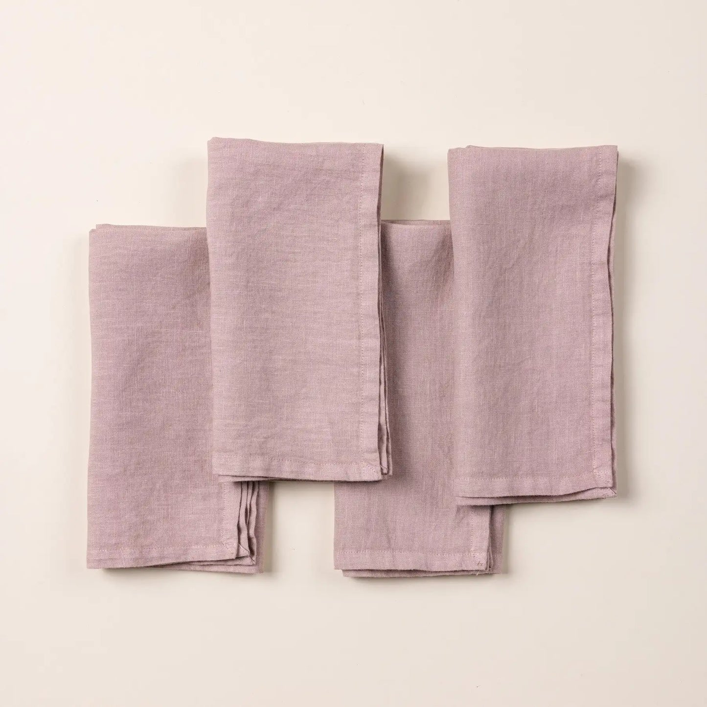 Solid Italian Linen Napkins, Set of 4