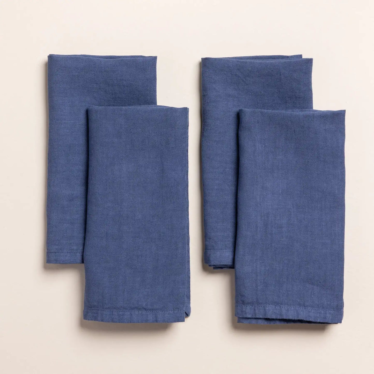 Solid Italian Linen Napkins, Set of 4