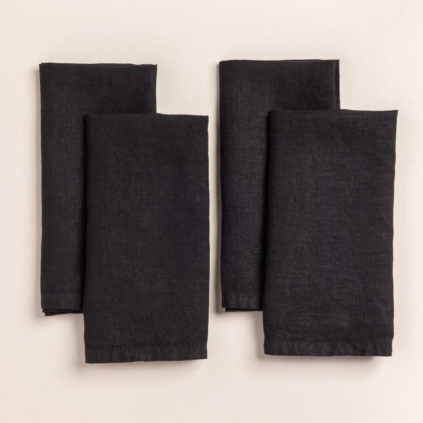 Solid Italian Linen Napkins, Set of 4