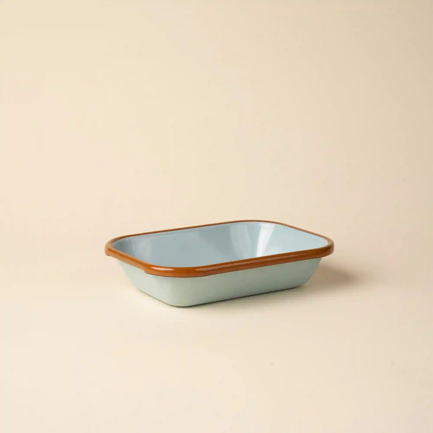 Solid Enamel Baking Dish