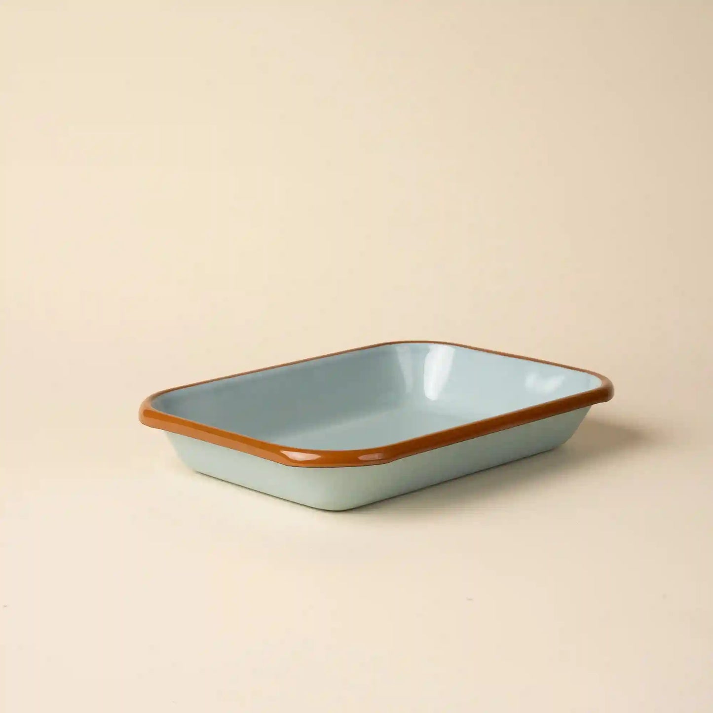 Solid Enamel Baking Dish