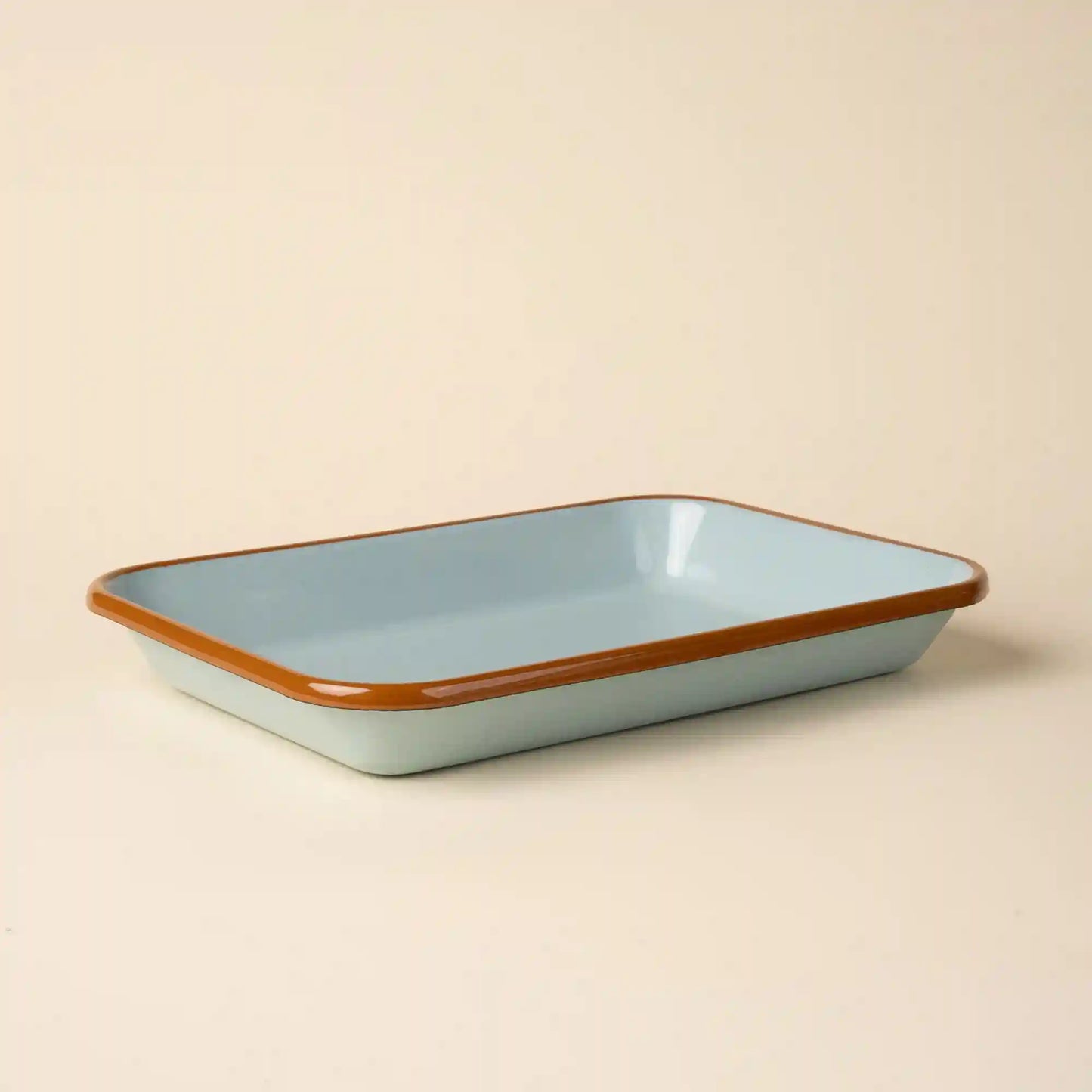 Solid Enamel Baking Dish