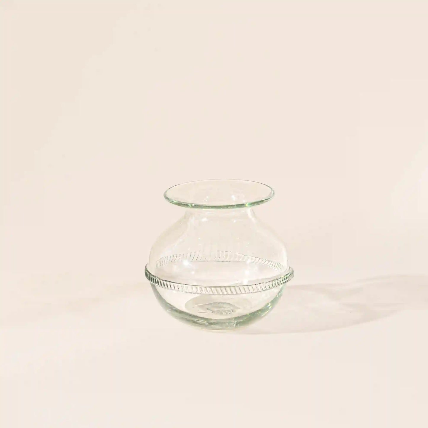 Banded Glass Vase