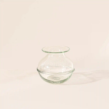 Banded Glass Vase