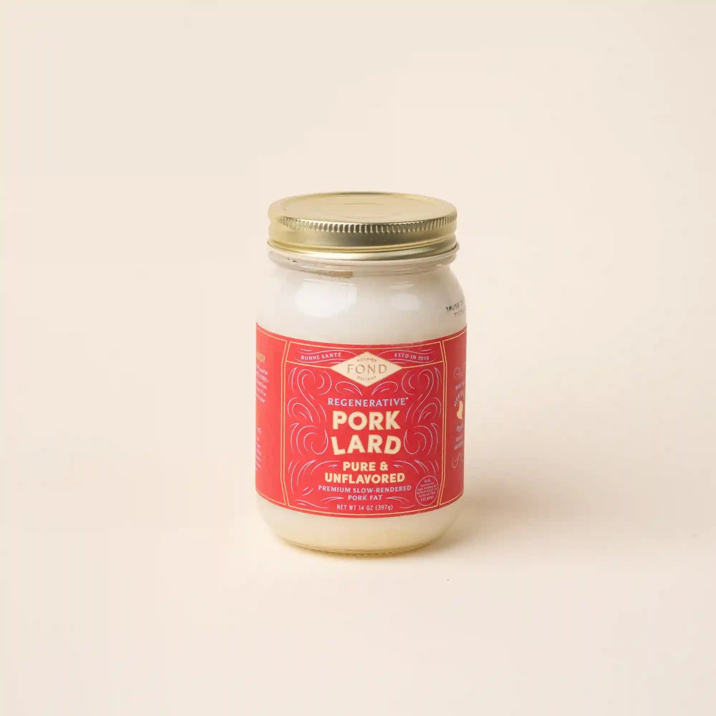 Regenerative Pork Lard