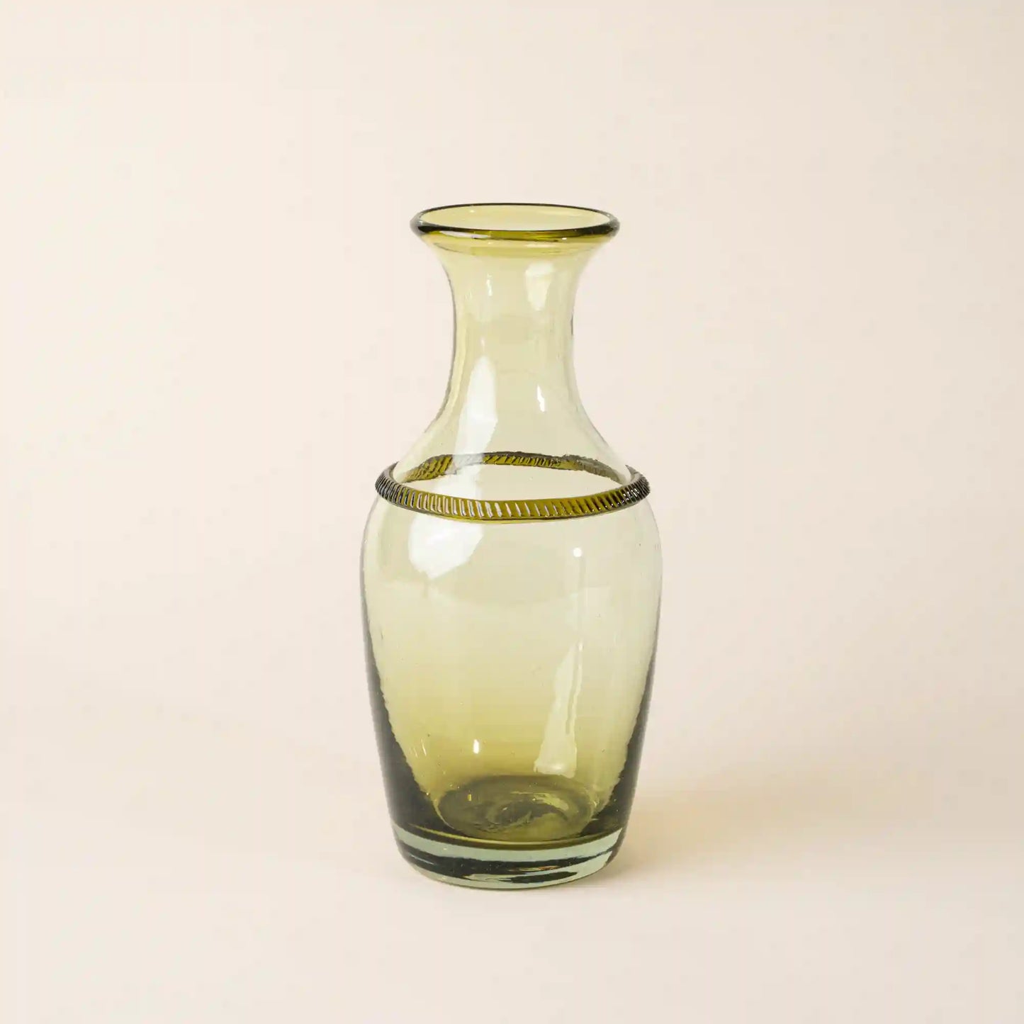 Banded Glass Vase