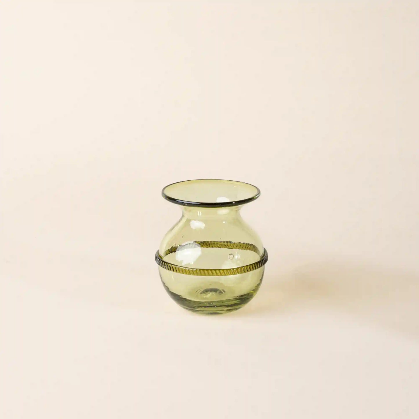 Banded Glass Vase
