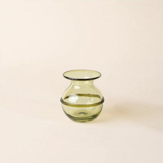 Banded Glass Vase