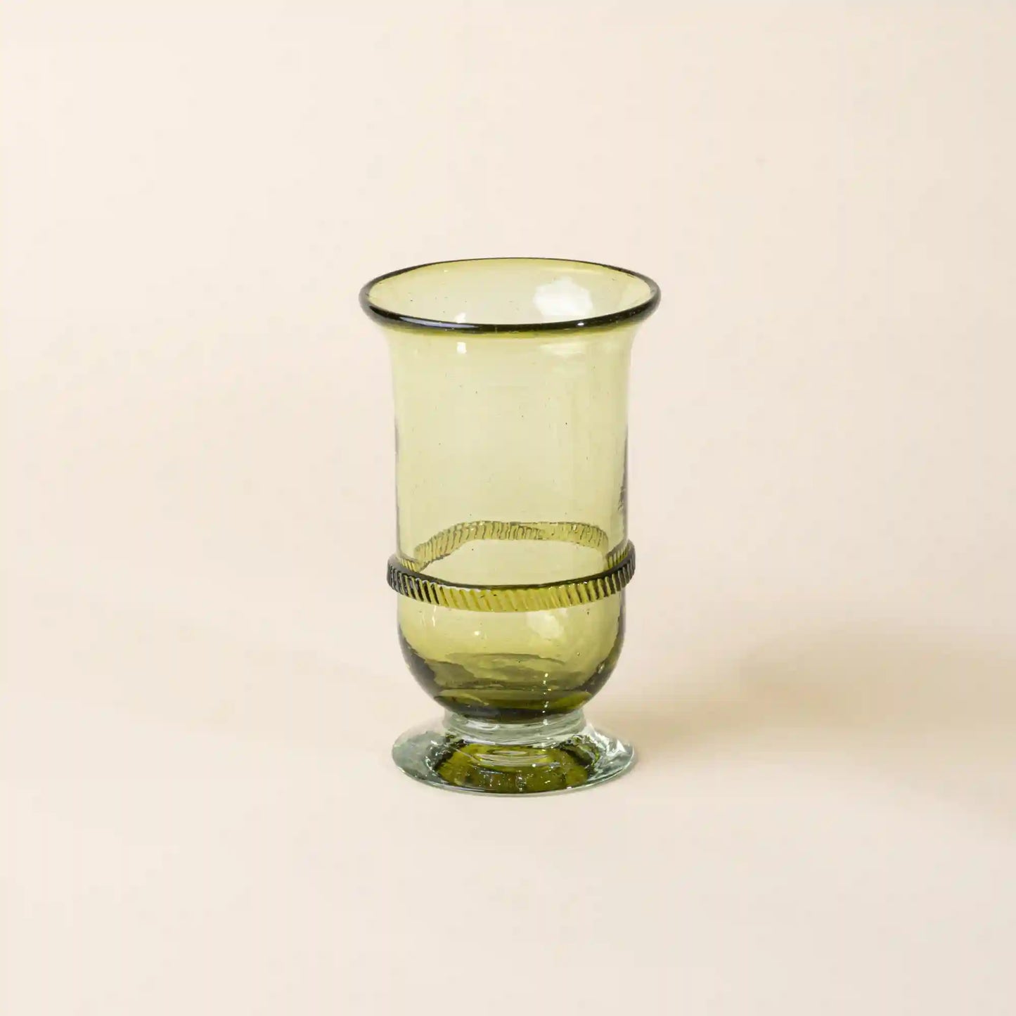 Banded Glass Vase