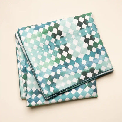 Watercolor Diamonds Table Linens