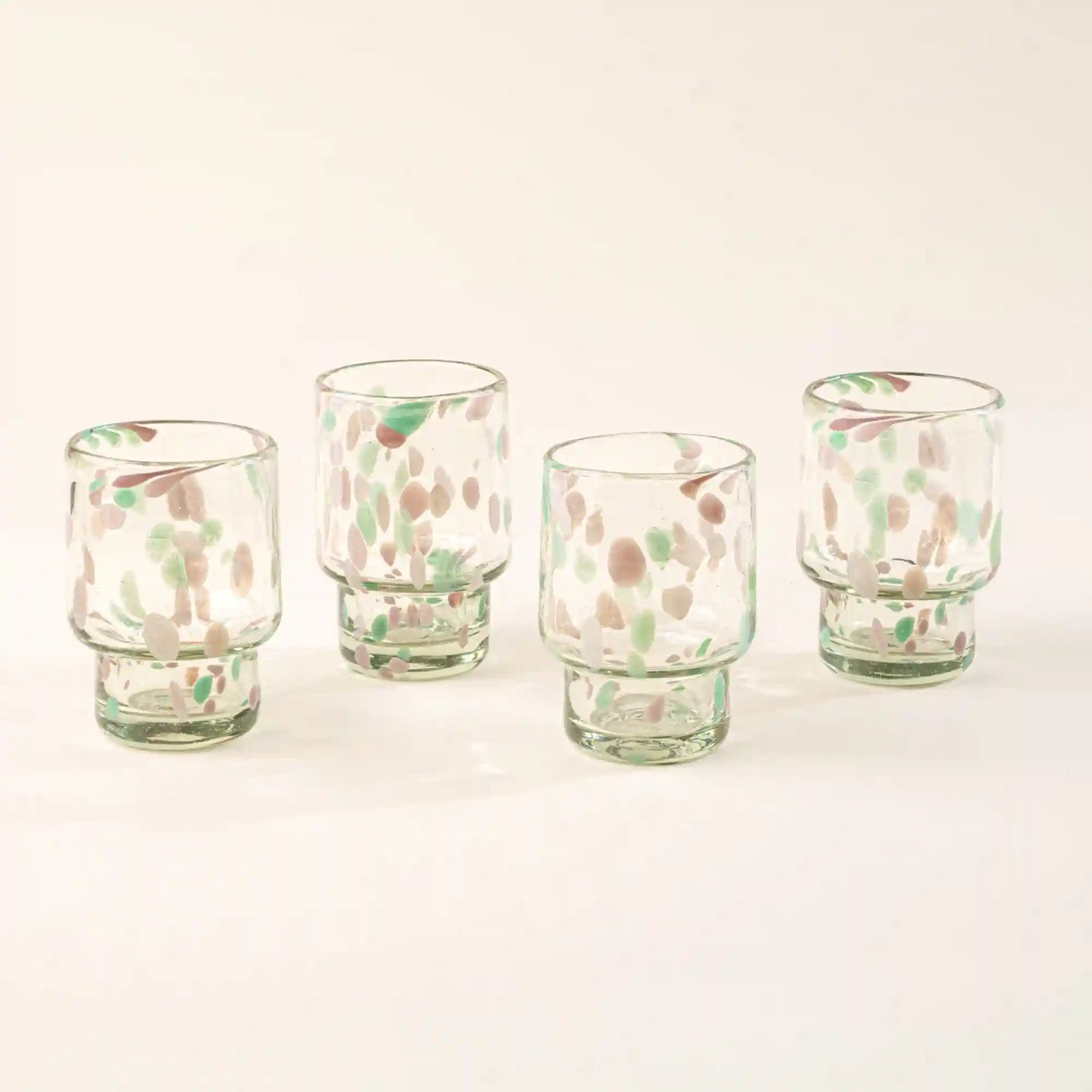 Dappled Glassware