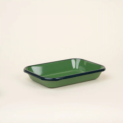 Solid Enamel Baking Dish