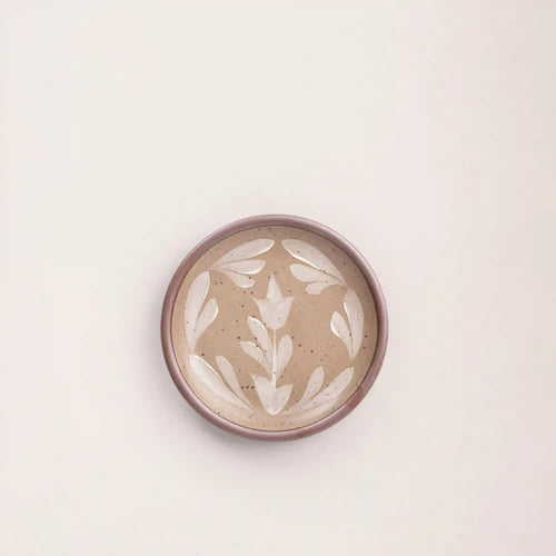 Hand Painted Cake Plate, Tulip Crown