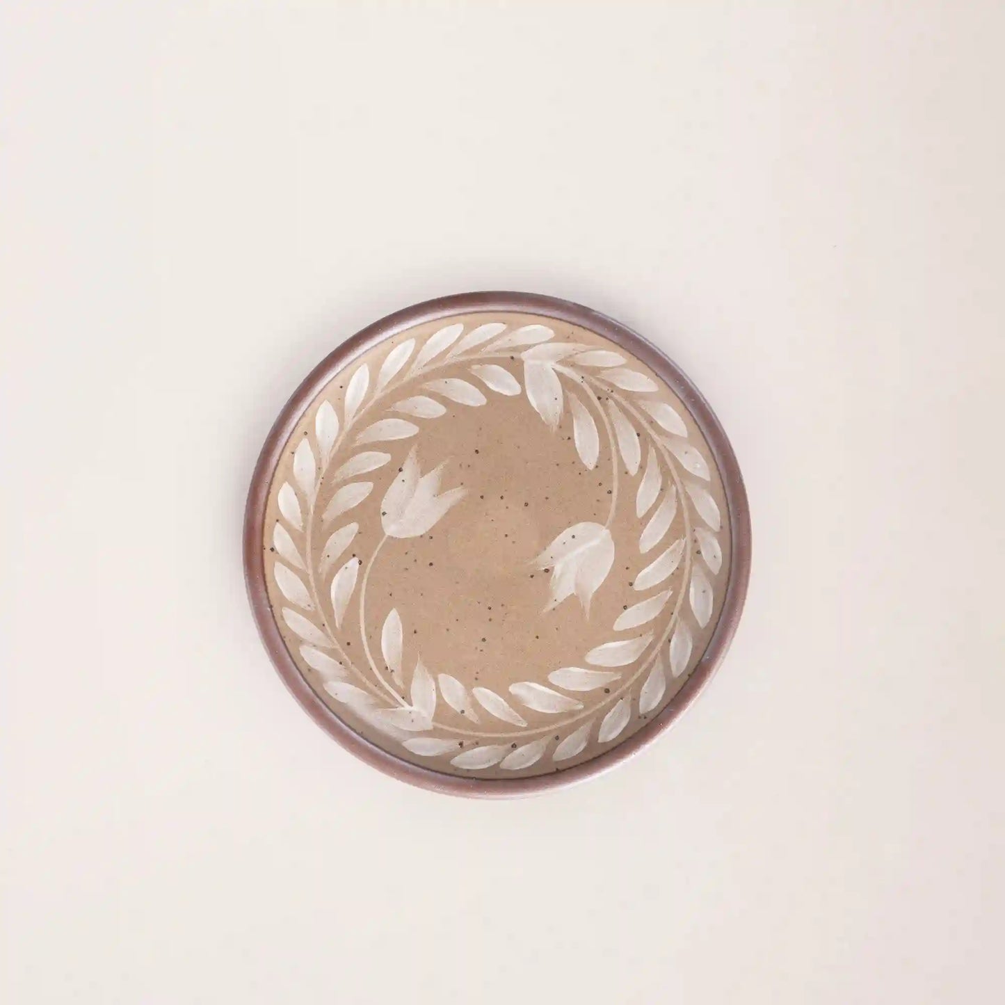 Hand Painted Side Plate, Tulip Crown