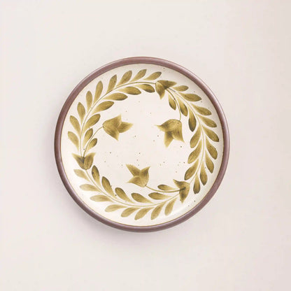 Hand Painted Dinner Plate, Tulip Crown