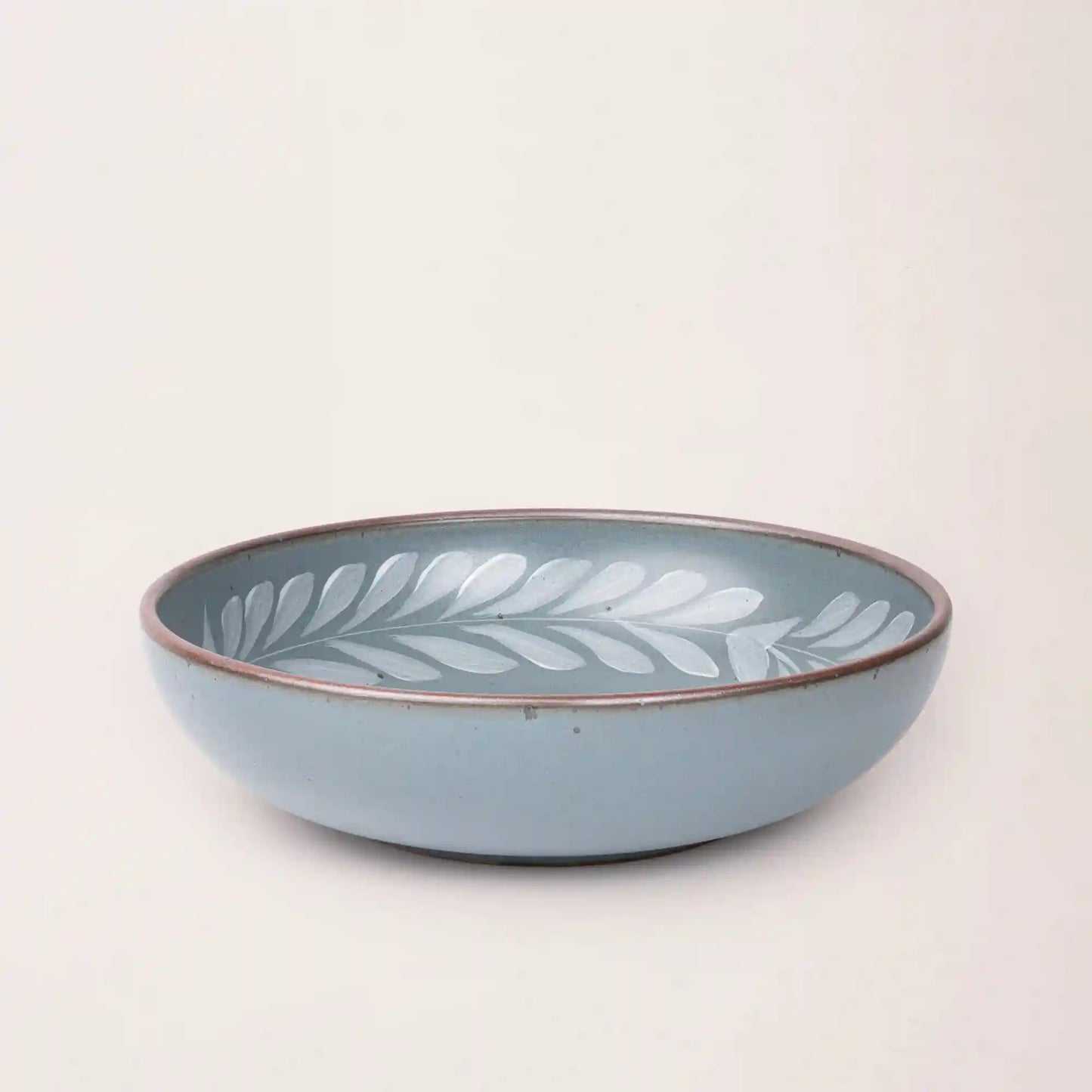 Hand Painted Weeknight Serving Bowl, Tulip Crown