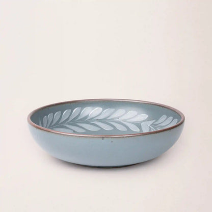 Hand Painted Weeknight Serving Bowl, Tulip Crown