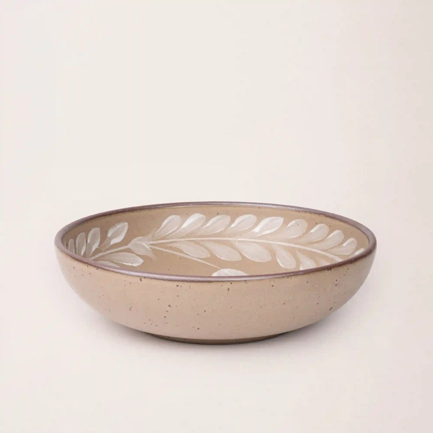 Hand Painted Weeknight Serving Bowl, Tulip Crown