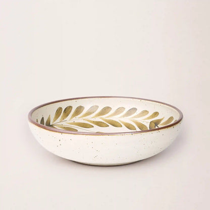 Hand Painted Weeknight Serving Bowl, Tulip Crown