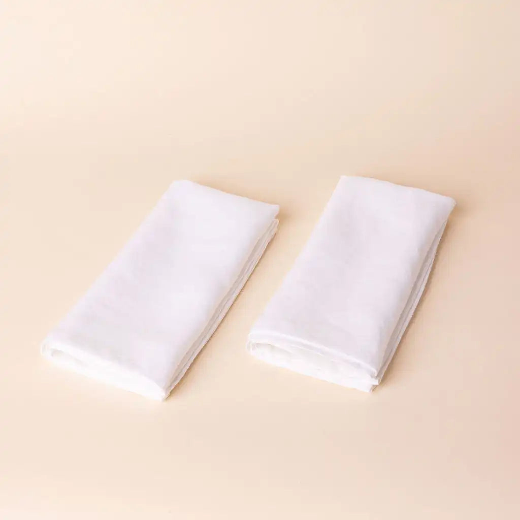 Solid Linen Napkins, Pair