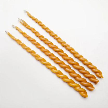 Twisted Beeswax Candle