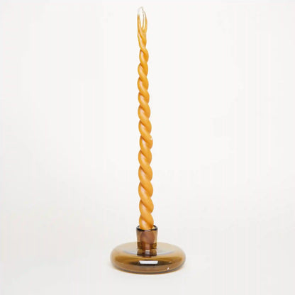 Twisted Beeswax Candle